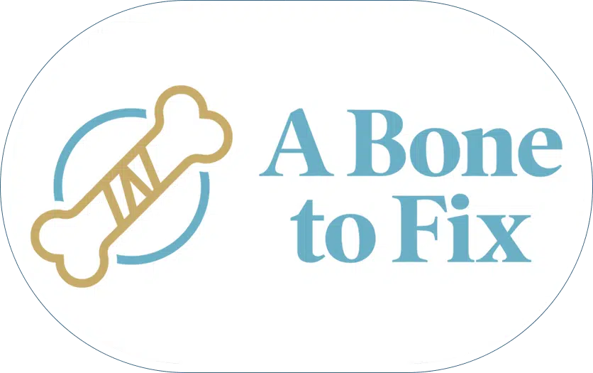 A Bone to Fix orthopedic podcast logo.